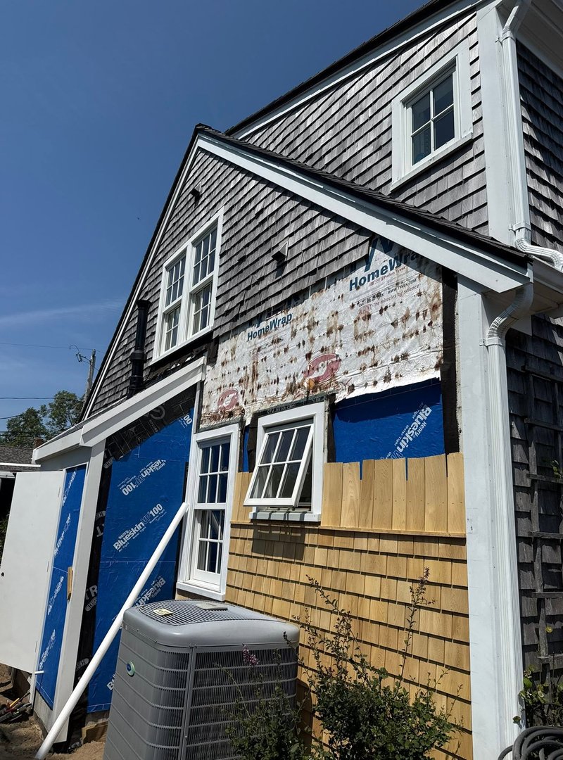 CB Builders Corp. exterior remodeling project on the South Shore