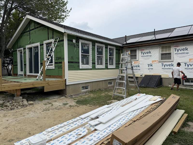Addition Exterior Build project on the South Shore by CB Builders Corp.